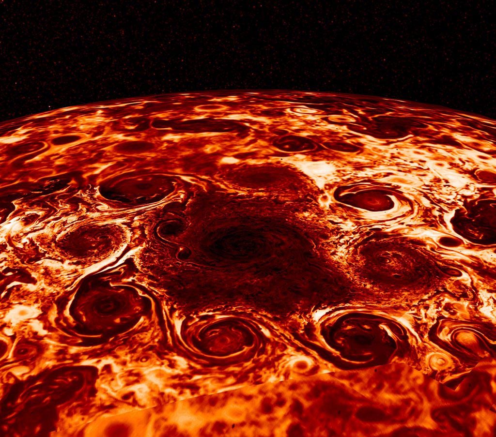 Cyclones sur Jupiter 🌌😍