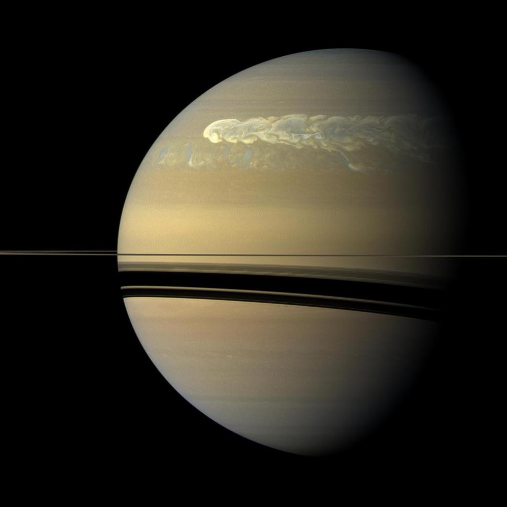 Tempête exceptionnelle sur Saturne 🌌☔☔